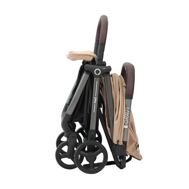 Carucior sport Qplay GRAV cu pliere automata, Bej