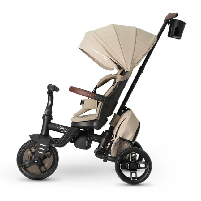 Tricicleta ultrapliabila Qplay Comfo Max Bej