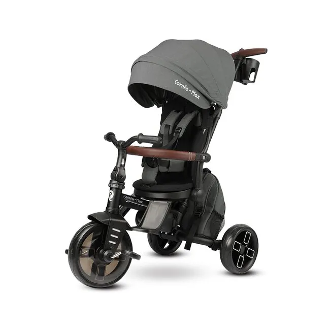 Tricicleta ultrapliabila Qplay Comfo Max Gri
