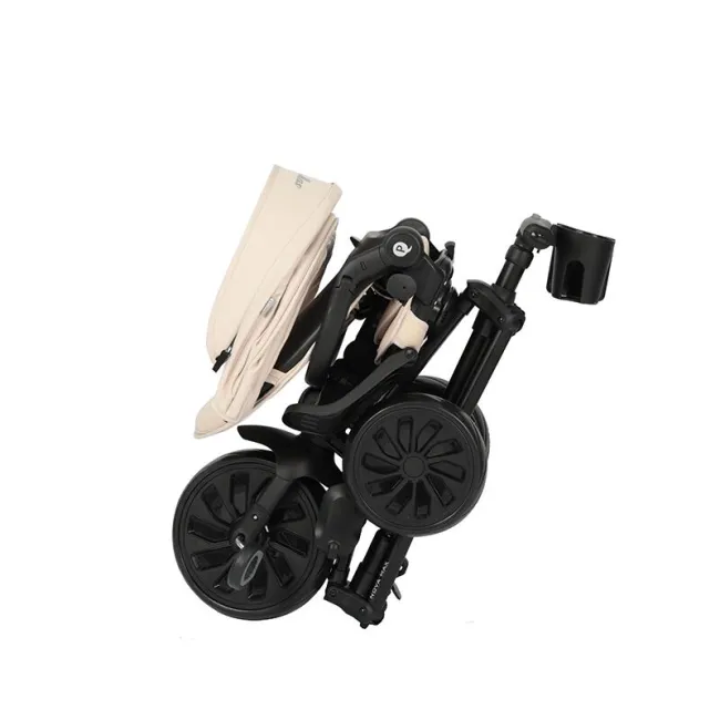 Tricicleta ultrapliabila Qplay Nova MAX Bej