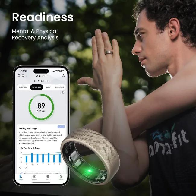 Amazfit Helio Ring, inel smart fitness sport monitorizare - 10