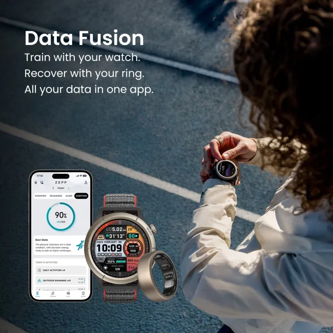 Amazfit Helio Ring, inel smart fitness sport monitorizare - 8