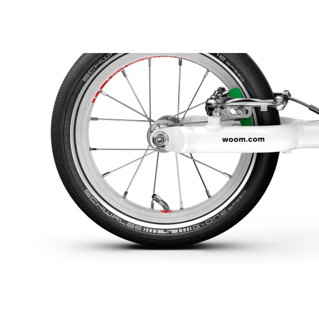 Bicicleta copii Woom GO 1 cu roti 12" powder pink