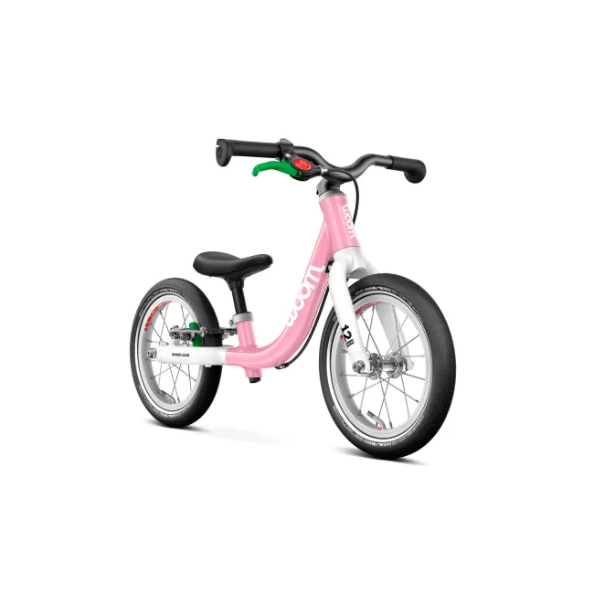 Bicicleta copii Woom GO 1 cu roti 12" powder pink