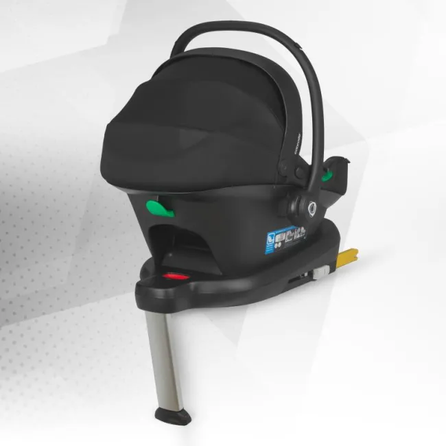 Carucior modular 4in1 Coccolle Serry Moss green cu Scoica auto iSize Coccolle Knox Black si Baza isofix iSize Coccolle Knox