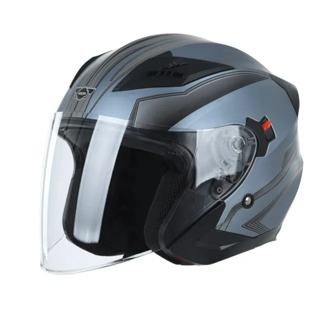 HECHT52627L - Casca L scuter albastru   unghiular