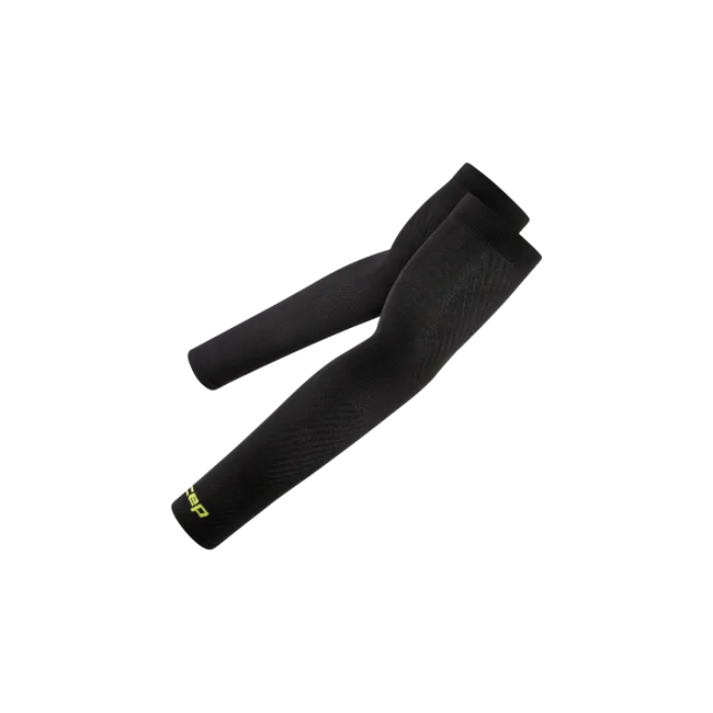 Manșoane compresie brațe CEP Core Run Ultralight | performanță - negre