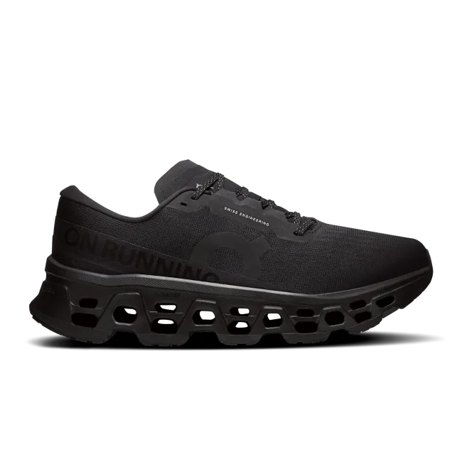 Pantofi alergare On Cloudmonster 3 - amortizare maximă sosea - Black | Black
