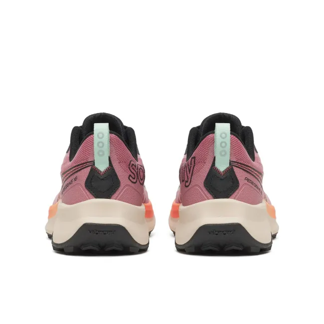 Pantofi alergare trail Saucony Peregrine 16 W - mov/somon | grip Vibram