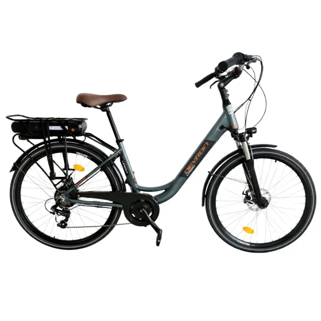 Bicicleta Electrica Devron 26124 - 26 Inch, S, Gri