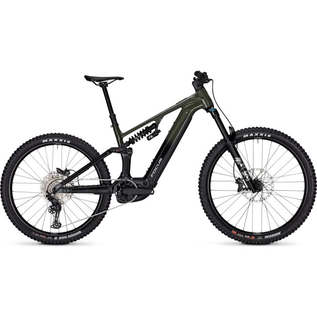 Bicicleta Electrica Focus Sam 2 6.8 29 600Wh Urban Green / Magic Black - M(42cm)