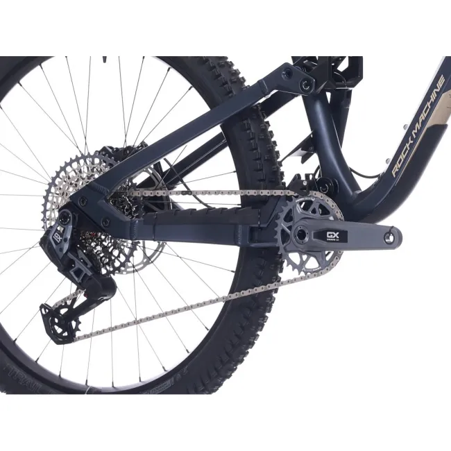 Bicicleta Rock Machine Whizz FS II 90 AXS 27.5/29 Matte Deep Ocean Blue 16.0 - (M)