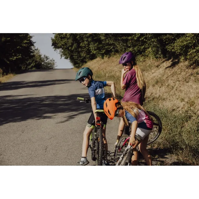 Casca Force Zebu cu lumina, teal XS-S (46-52 cm)