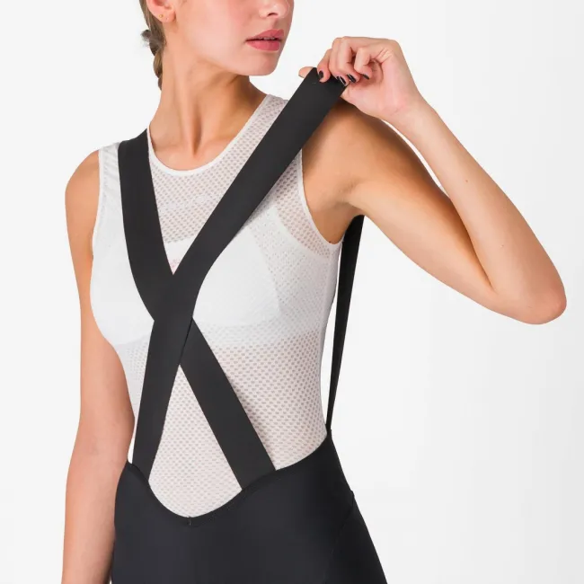 Pantaloni scurti cu bretele Castelli Endurance W, pentru femei, negru, XS