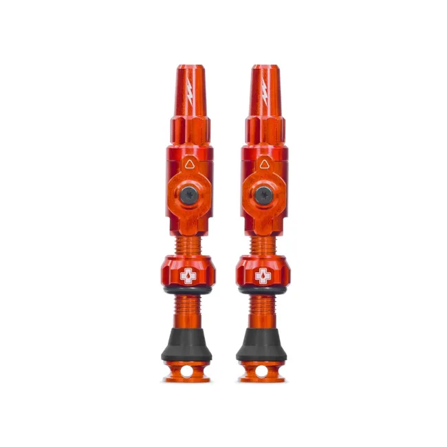 Valve tubeless Muc-Off Tubeless Valves Big Bore Lite (Medium) Orange