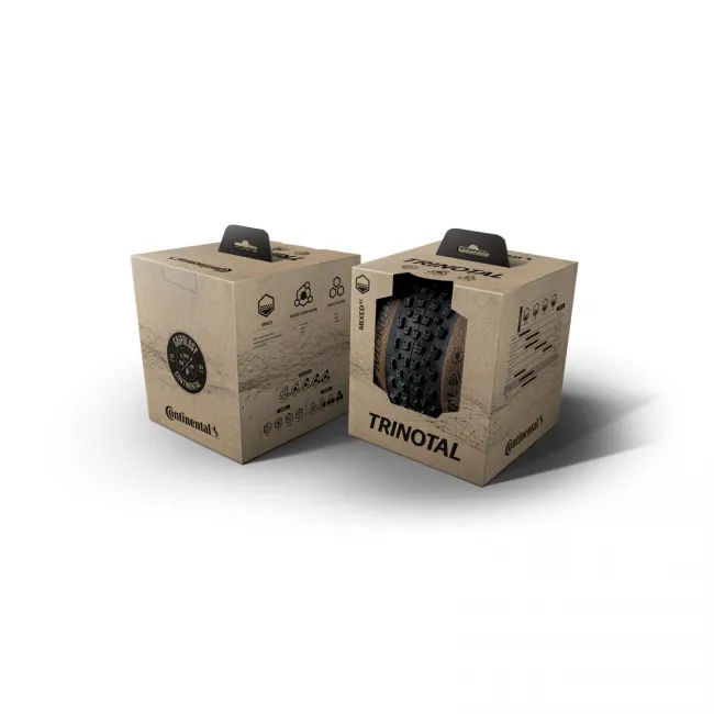 Anvelopa pliabila Continental Trinotal Race Grip 60-622 (29 X 2.40) Grip comp, Tubeless Ready, black/black