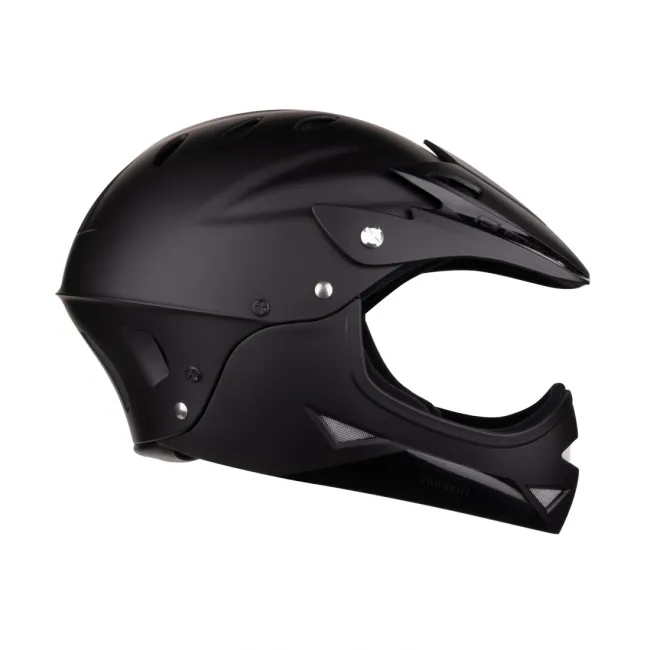 Casca Force Downhill Junior, negru mat S/M
