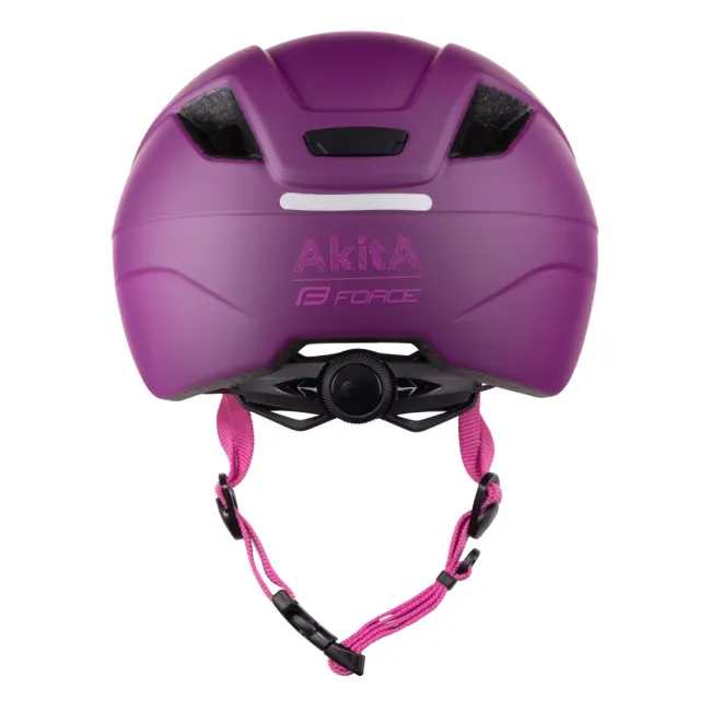 Casca copii Force Akita Junior roz XS/S