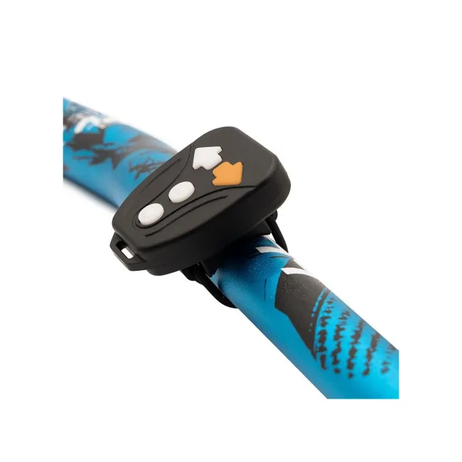 Mansoane cu lumini de semnalizare si telecomanda pe ghidon