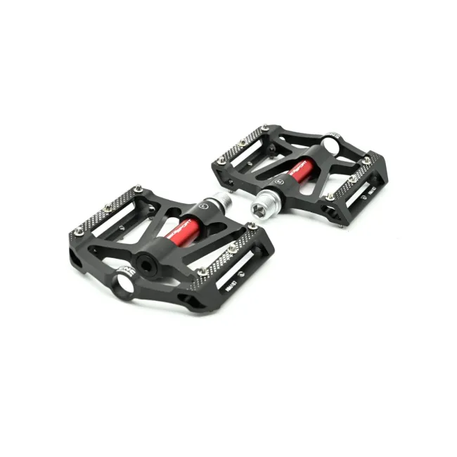 Pedale Bikesport West Biking KP137 Aluminiu CNC cu 3 rulmenti