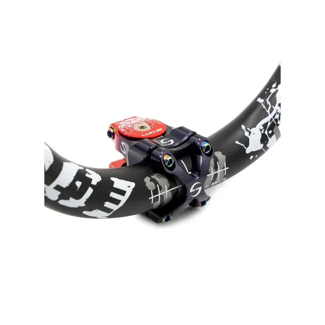 Pipa EWPM-002 31.8mm negru/rosu