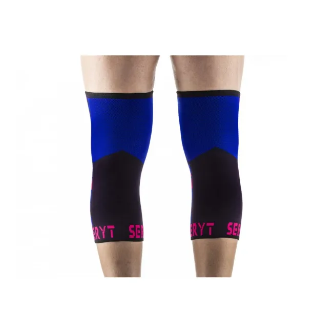 Protectii genunchi Seryt Arlecchino Pink Blue M