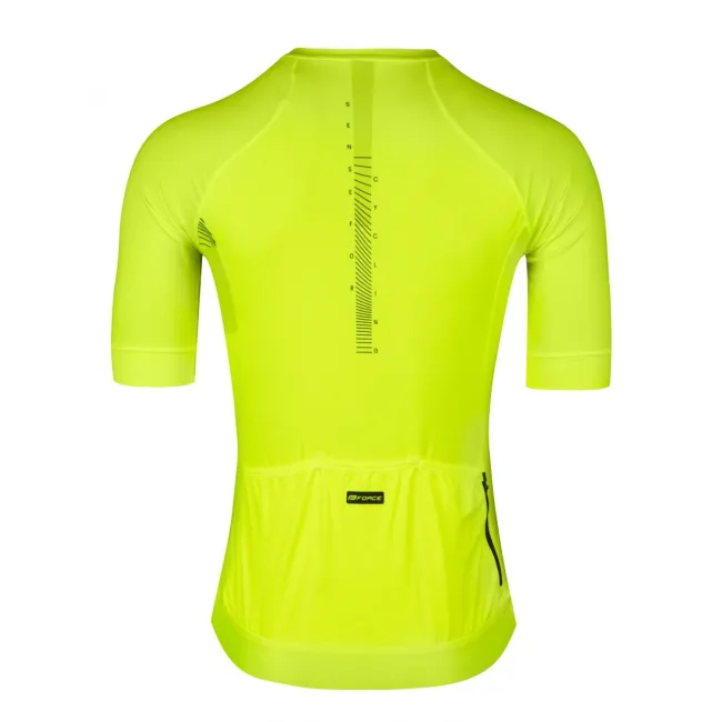 Bluza Force Sway cu maneci scurte Fluo XL