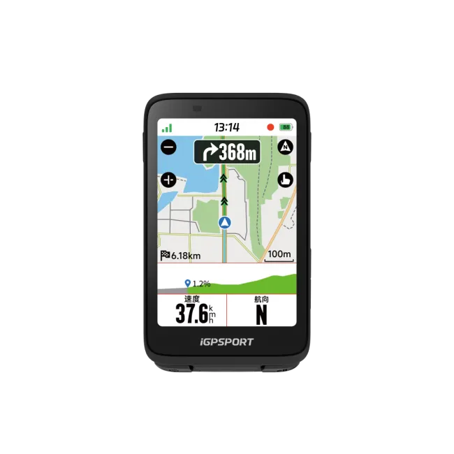 Ciclocomputer GPS iGPSPORT BiNavi Negru