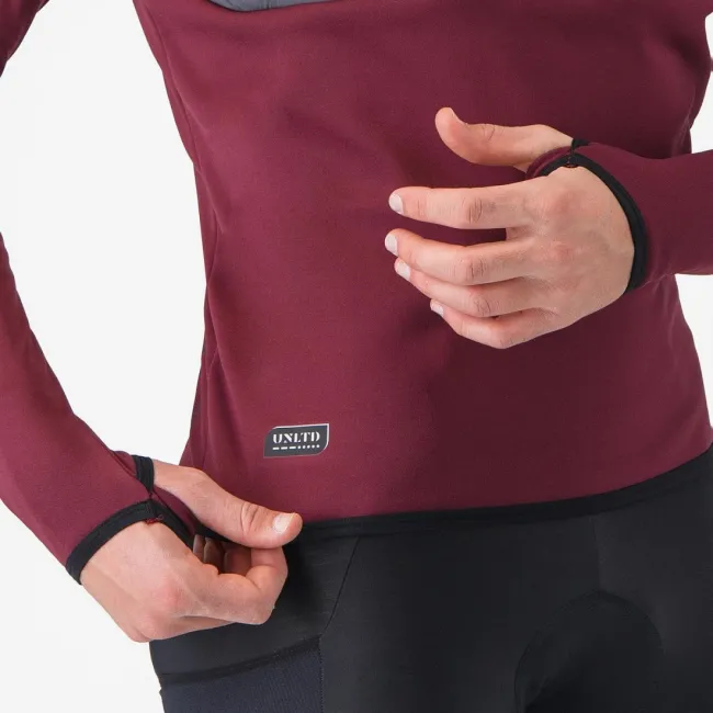 Hanorac Castelli UNLTD Roam Hoodie Visiniu/Gri M