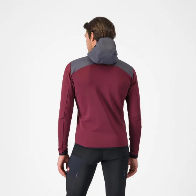 Hanorac Castelli UNLTD Roam Hoodie Visiniu/Gri XL