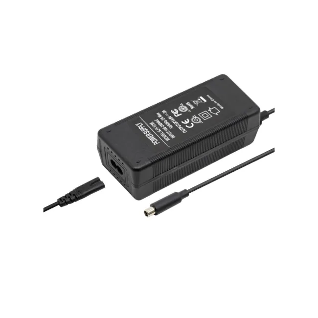 Incarcator baterie trotineta 48V 2A (output 54.6V) conector DC 8mm