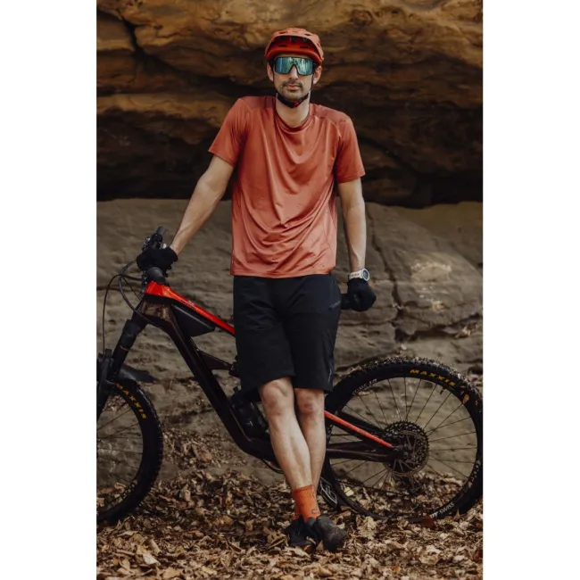 Pantaloni Scurti Force Mount MTB Negri XXXXL