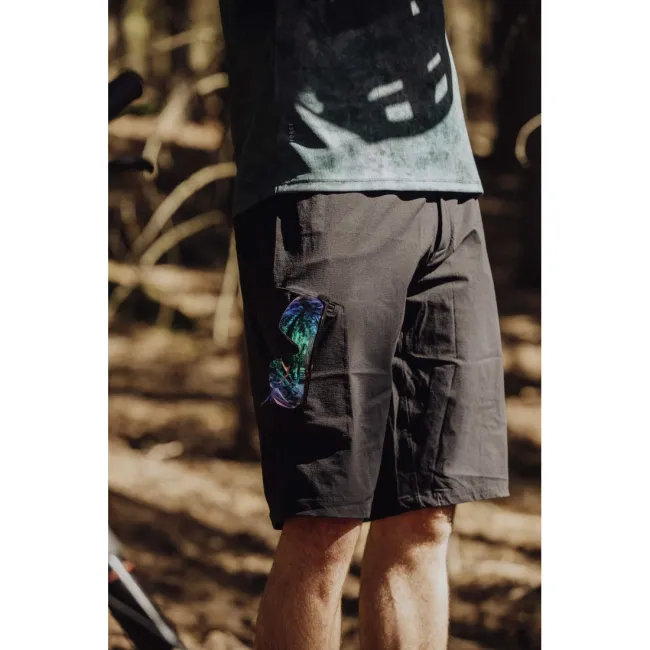 Pantaloni Scurti Force Rebel MTB Negri XXL