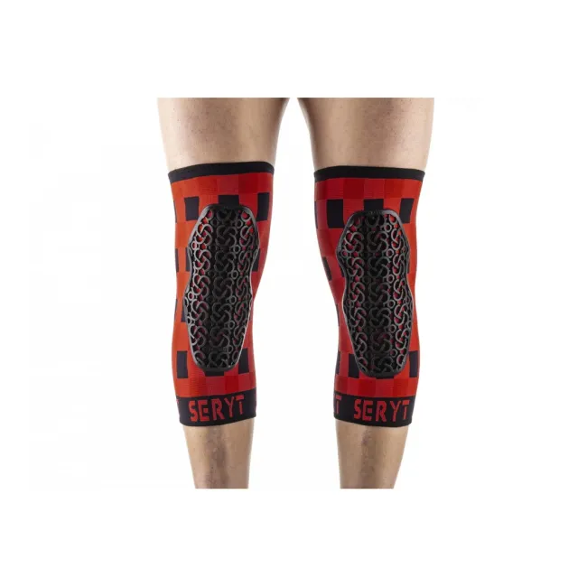 Protectii genunchi Seryt Checker Red L/XL