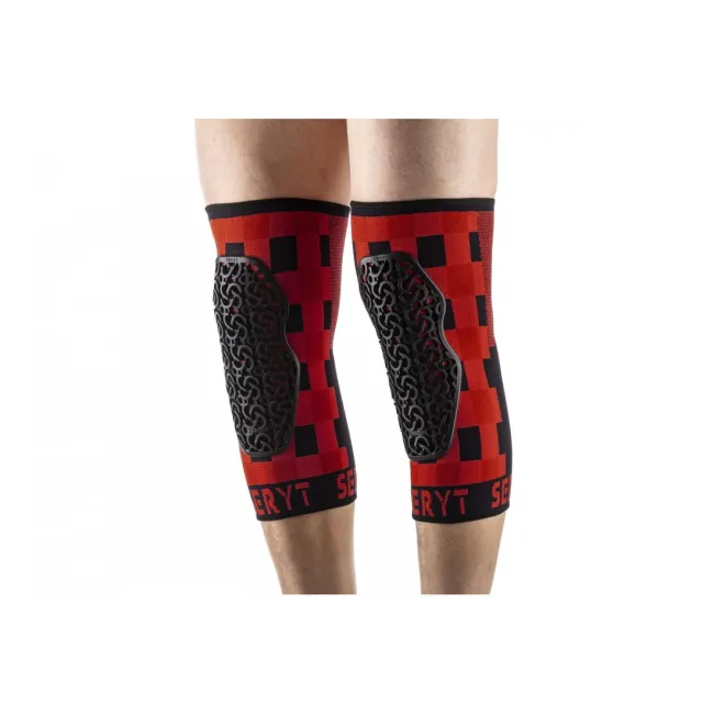 Protectii genunchi Seryt Checker Red L/XL