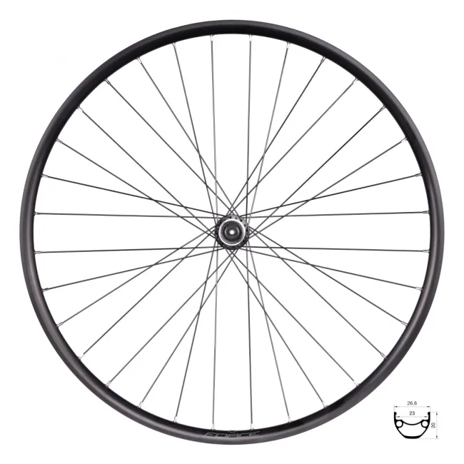 Roata fata Force XC Disc 28 622x23 32H cu butuc Shimano TX505