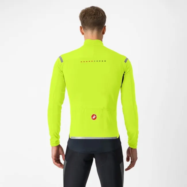 Jacheta Castelli Perfetto RoS 2 Galben Fluo/Argintiu Reflex S