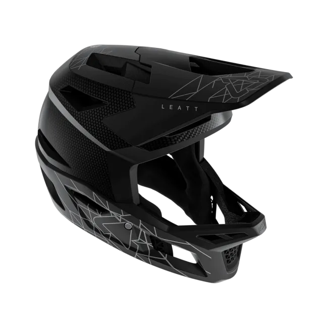 Casca Leatt MTB Gravity 6.0 Carbon Stealth Black/Grey XL - 61-62cm