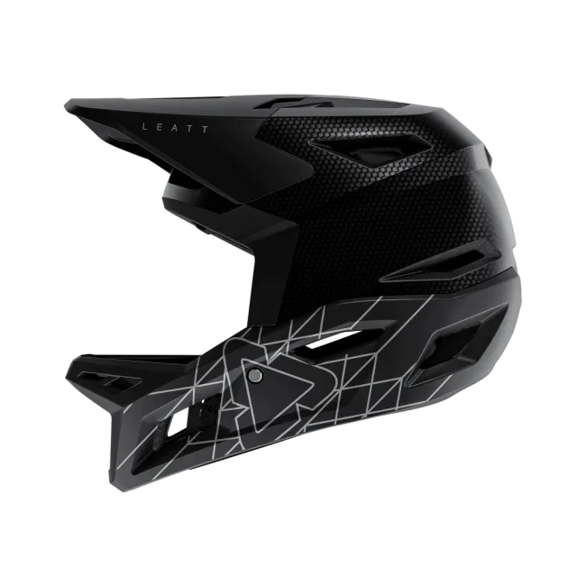 Casca Leatt MTB Gravity 6.0 Carbon Stealth Black/Grey XL - 61-62cm