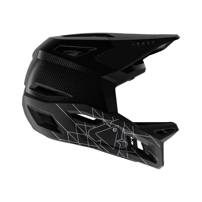 Casca Leatt MTB Gravity 6.0 Carbon Stealth Black/Grey XL - 61-62cm
