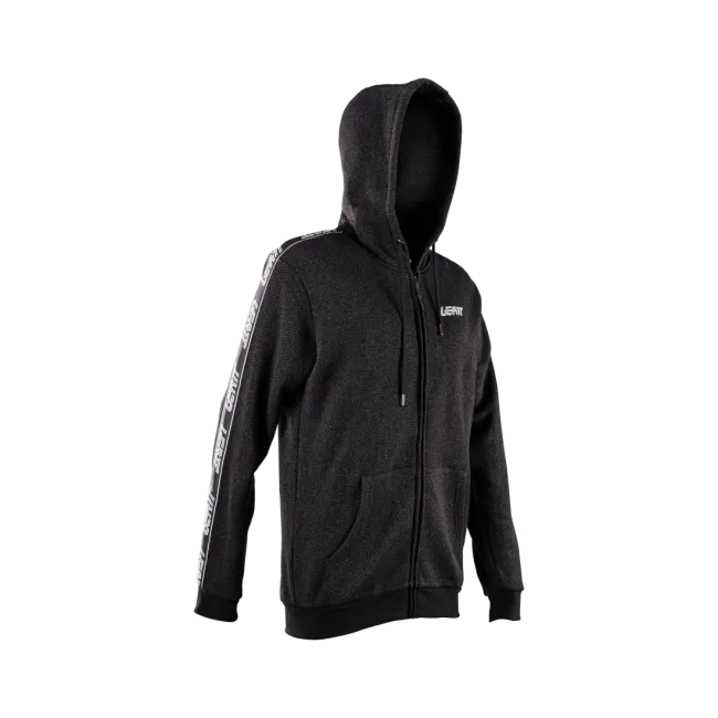 Hanorac Leatt Tech Zip-Hoodie Black S