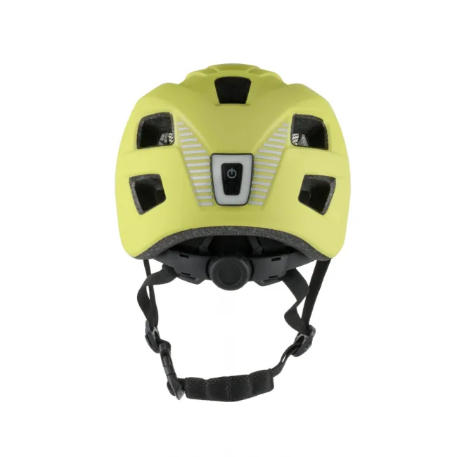 Casca Force Zebu cu lumina, lime XS-S (46-52 cm)