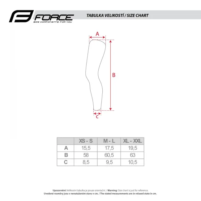 Incalzitoare picioare Force Rush negre XL-XXL