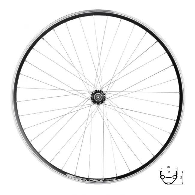 Roata spate Force Prime 622x21, 36 gauri