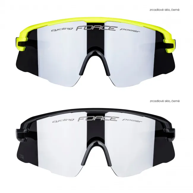 Set 2 perechi Ochelari Force Ambient negri lentile negre + transparente