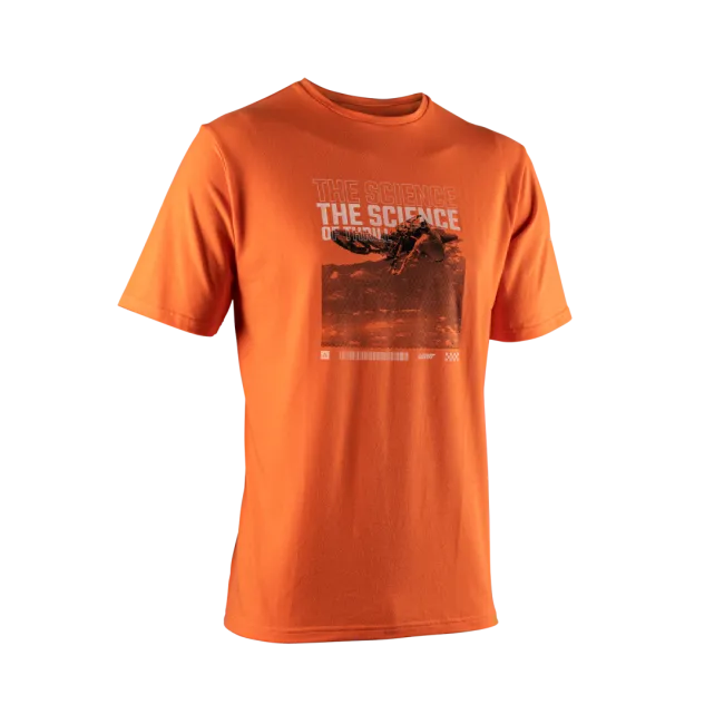 Tricou Leatt Core Peach Orange S