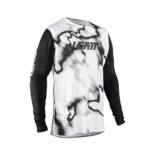 Tricou Leatt MTB Gravity 8.0 Heatmap White XL