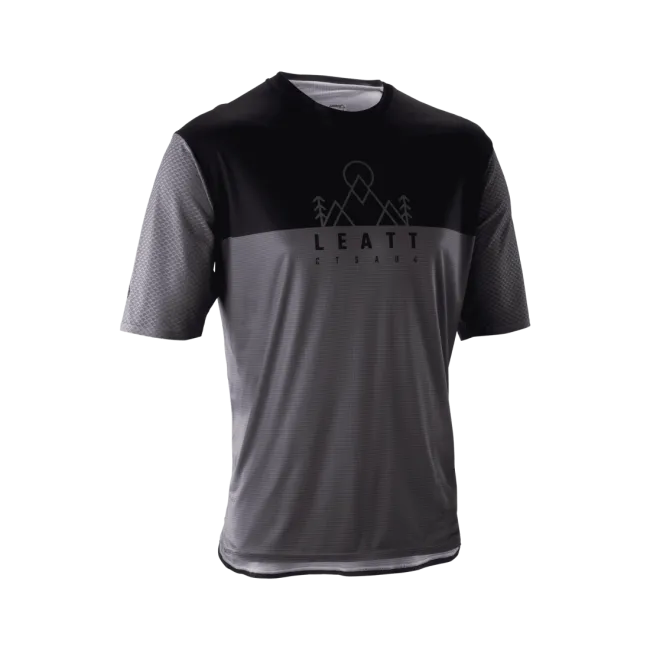 Tricou Leatt MTB Trail 3.0 Ghost Black M