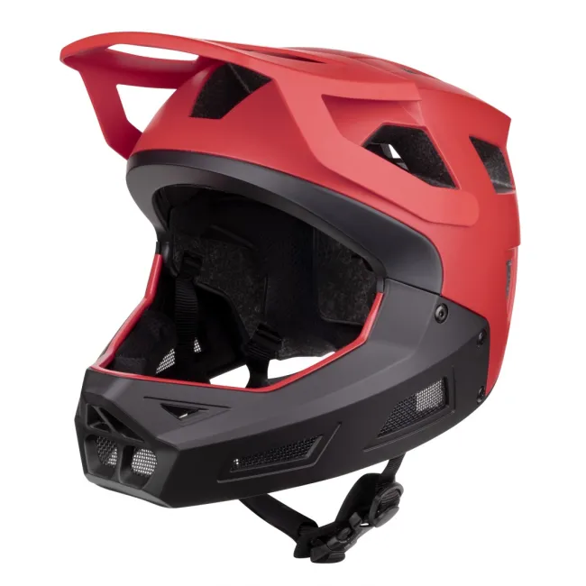 Casca Force DROP downhill, rosu-negru L-XL