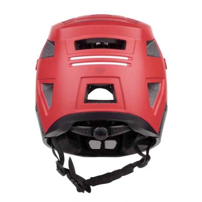 Casca Force DROP downhill, rosu-negru S-M